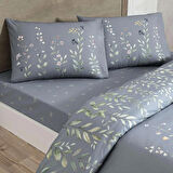 Taç Serelis Ranforce Çift Kişilik Nevresim Takımı Mavi