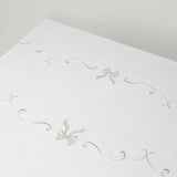 Linens Ribbon 150x250 cm Masa Örtüsü Kırık Beyaz