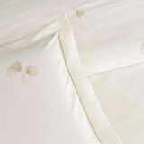 Linens Premium Dandelo Pamuk Brode Çift Kişilik Nevresim Takımı Beyaz