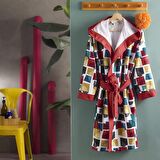 Taç Leon L/XL Genç Bornoz Çok Renkli
