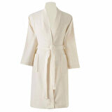 TAÇ ŞALYAKA PAMUK BORNOZ EKRU XXL