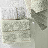 TAÇ YENİ SEZON PURE COTTON PAMUK HAMAM SETİ ETHNA ( EKRU - TAŞ )