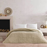 Taç Doressa Çift Kişilik Battaniye Camel