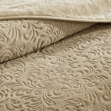 Taç Doressa Çift Kişilik Battaniye Camel