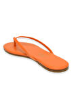 Tkees Tk-2011 Klasik Parmak Arası Turuncu Kadın Terlik