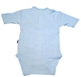 Sema Baby Yarım Kol Kaşkorse Badi (Body) - Mavi  12-18 Ay