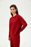Parlak Taşlı Oversize Sweatshirt
