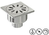 MAXİFLOW KROM 50 SİFON 10*10 A.Ç.(PREMİUM)