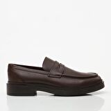 Hakiki Deri Kahve Erkek Loafer