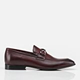 Hakiki Deri Bordo Erkek Loafer 8682494781140