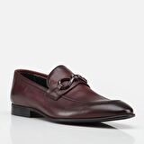 Hakiki Deri Bordo Erkek Loafer 8682494781140