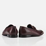 Hakiki Deri Bordo Erkek Loafer 8682494781140