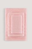 PURE BUKLE BORDÜRLÜ HAVLU PEMBE 50X90