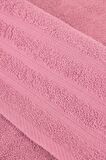 PURE BUKLE BORDÜRLÜ HAVLU KOYU PEMBE 50X90