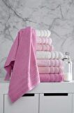 PURE BUKLE 4LÜ PVC ÇANTA PEMBE 30X50