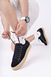 Muggo MİDWAY Bağcıklı Hakiki Deri Erkek Günlük Sneaker Spor Ayakkabı
