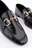 Muggo STRİDE Metal Tokalı Kadın Günlük Loafer Ayakkabı