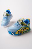 Muggo CAR Cırtlı Arabalı ve Işıklı Günlük Çocuk Sneaker Spor Ayakkabı