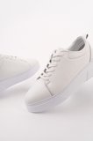 Muggo LEONS Hakiki Deri Erkek Kalın Taban Bağcıklı Günlük Casual Sneaker