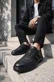 Muggo REEDS Hakiki Deri Bağcıklı Erkek Günlük Sneaker Spor Ayakkabı