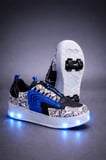 Muggo FLOW Çocuk Işıklı Patenli Tekerlekli Sneaker Spor Ayakkabı