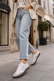 Muggo SPARKLY Kadın Sim Detaylı Günlük Sneaker Spor Ayakkabı