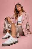 Muggo SPARKLY Kadın Sim Detaylı Günlük Sneaker Spor Ayakkabı