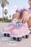 Muggo SKATE Çocuk Işıklı Patenli Tekerlekli Sneaker Spor Ayakkabı