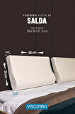 Boyun Destekli Ortopedik Visco Yastık (Salda Ergonomik Visco Yastık 60X39X11-9 CM)