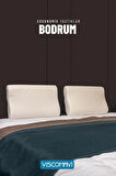 Boyun Destekli Ortopedik Visco Yastık (Bodrum Ergonomik Visco Yastık 55x35x11-9 CM)