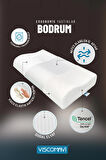 Boyun Destekli Ortopedik Visco Yastık (Bodrum Ergonomik Visco Yastık 55x35x11-9 CM)