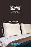Boyun Destekli Ortopedik Visco Yastık (Dalyan Ergonomik Visco Yastık 56x42x12-11 CM)