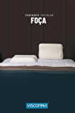 Boyun Destekli Ortopedik Visco Yastık (Foça Ergonomik Visco Yastık 60x38x10-8 CM)