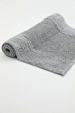 İva Tufting % 100 Natural Pamuk 2'li Banyo Paspas Takı Gri 
