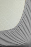 %100 Pamuk Ranforce Premium King Size Lastikli Çarşaf Seti - Koyu Gri