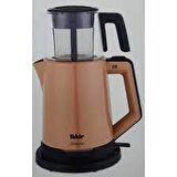 Fakir 1800 W Cam Demlikli Çelik 1.8 lt Elektrikli Çay Makinesi 