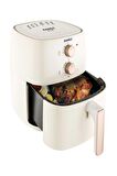 Range 5.4 lt Yağsız Airfryer Krem