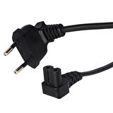 Ayt Elektrik Kablosu L Tipi 1.8 Metre Elektirik Ceyran Kablosu Teyp Tv Monitör İçin Kablo