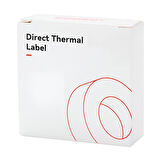 Ayt Powermaster PM-25302 Taşınabilir Bluetooth Termal Yazıcı Etiketi Kırmızı Yapışkanlı 4 Cm Etiket Rulo