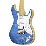 Aria 714MK2TQBL Fullerton Elektro Gitar