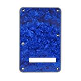Dandrea Strat Gitar Blue Pearl Back Plate DPPSTBLPBP