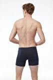 Erkek 3 lü Lacivert Premium Collection Modal Uzun Boxer 3M250