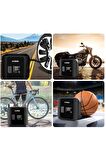 KOBB KB420 12Volt / Şarjlı Li-ion 150 PSI Taşınabilir Dijital Basınç Göstergeli Led Aydınlatmalı Akıllı Lastik Şişirme Pompası + SOS