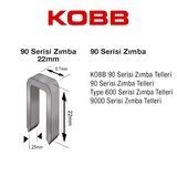 KOBB KBZ9022 22mm 2500 Adet 90 Serisi Ağır Hizmet Tipi Zımba Teli