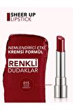 Nemlendirici Parlak Ruj (BORDO) - Sheer Up Sls. - 015 Go For Bordeaux - 8682536012133