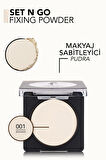 Sabitleyici Mat Kompakt Pudra (SOĞUK ALT TON) - Set'n Go Fixing Powder - 001 Banana - 8682536053631