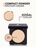 Flormar Yüksek Pigmentli & Yarı Mat Bitişli İnce Yapılı Kompakt Pudra