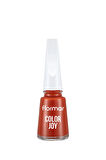 Flormar  Color Joy Yüksek Pigmentli & Parlak Bitişli Oje - 489 HOT SUN VKM
