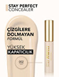 Flormar Stay Perfect Yüksek Pigmentli & Yarı Mat Bitişli Likit Kapatıcı