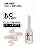 Pearly Yarı Transparan & Parlak Bitişli Sedefli Oje